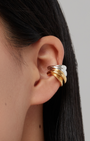 LEONA EAR CUFF SET IN TWO-TONE - Romi Boutique