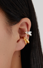 LEONA EAR CUFF SET IN TWO-TONE - Romi Boutique