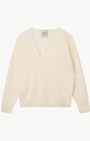 CASHMERE BRUSHED BOXY VEE 