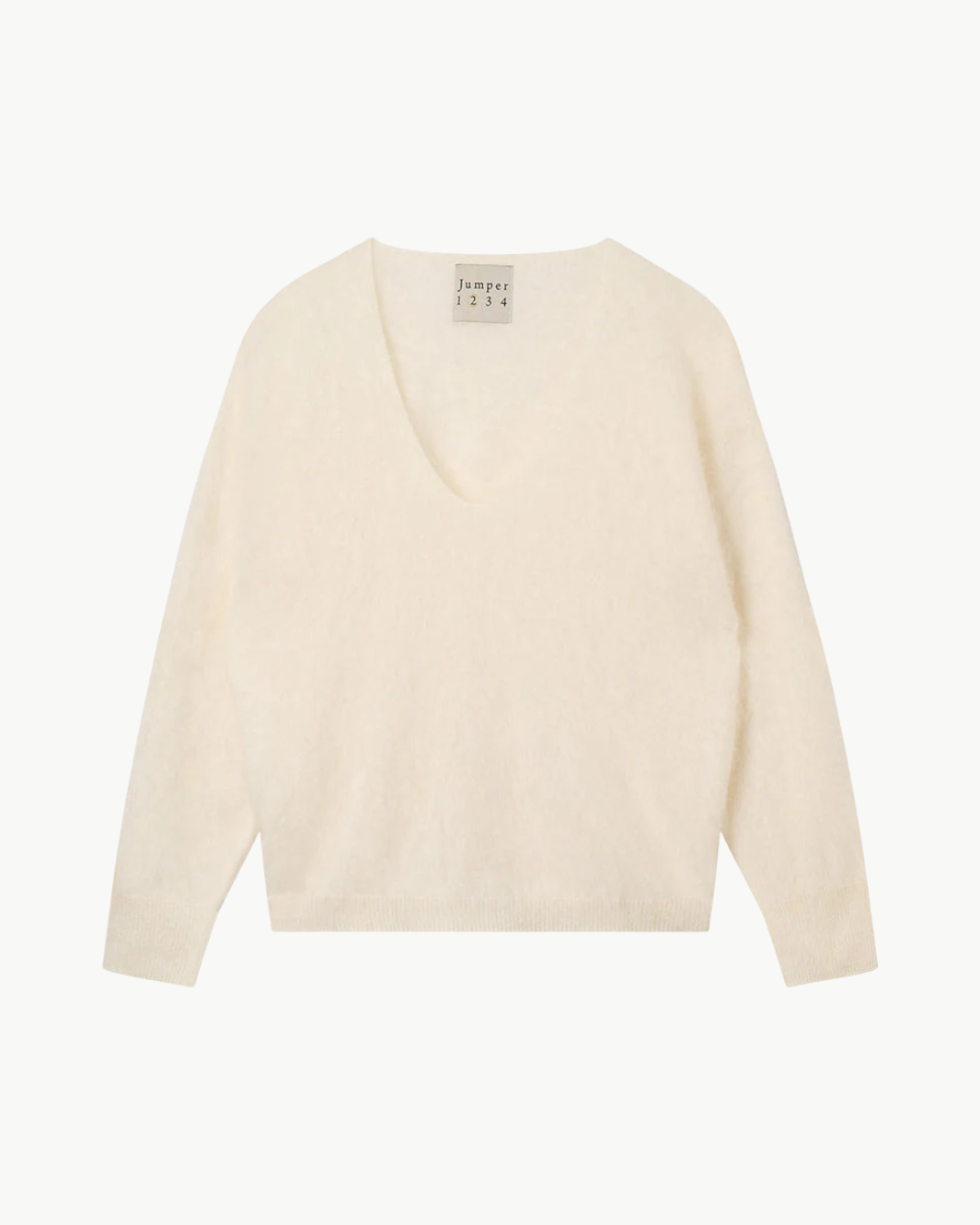 CASHMERE BRUSHED BOXY VEE 