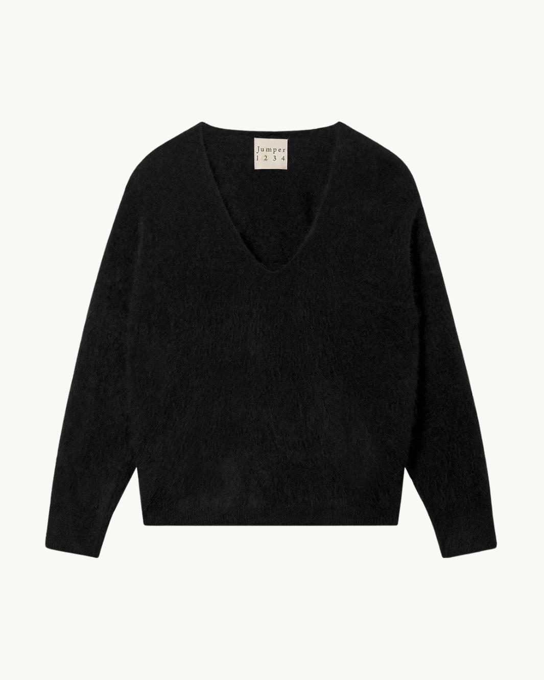 CASHMERE BRUSHED BOXY VEE 