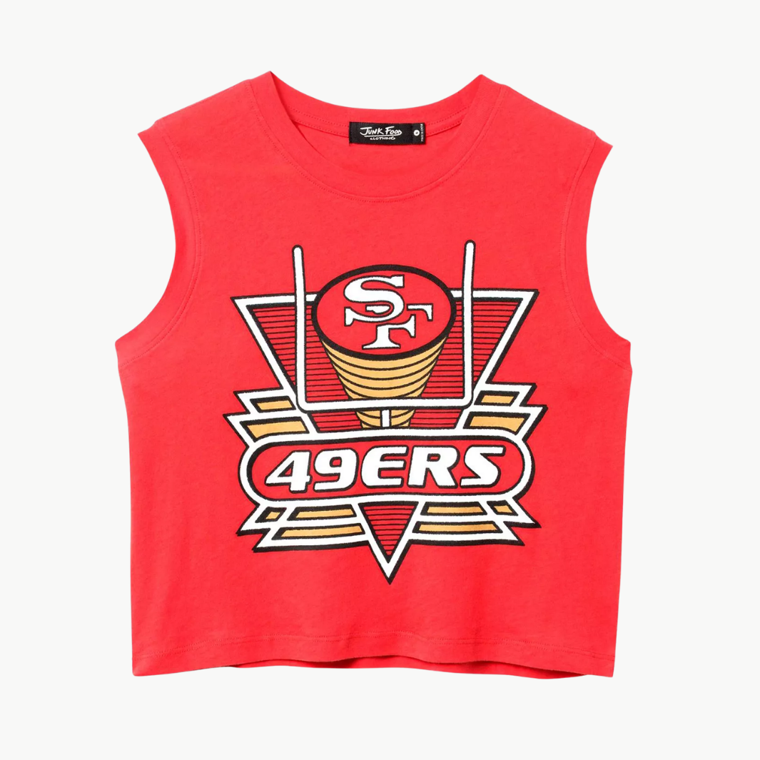 49ERS FIELD GOAL TANK by Junk Food - Romi Boutique