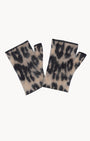 MINI SOTCHY MITTENS IN CAMEL LEOPARD - Romi Boutique