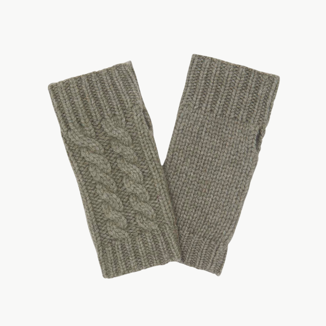 MITTENS GAMA IN MARL KHAKI - Romi Boutique