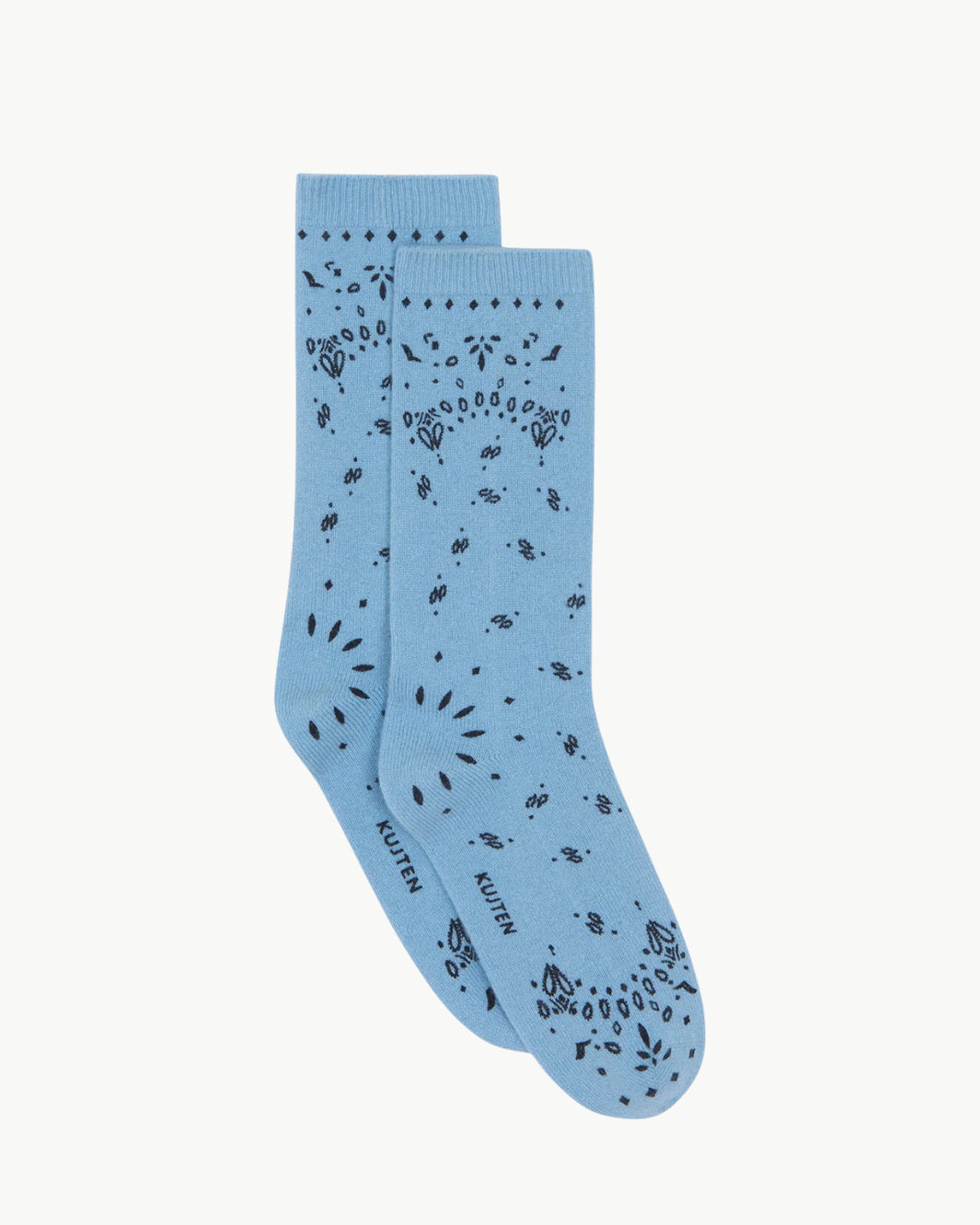 SIG BANDANA SOCKS IN BLUE ICE - Romi Boutique