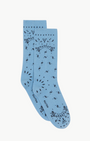 SIG BANDANA SOCKS IN BLUE ICE - Romi Boutique