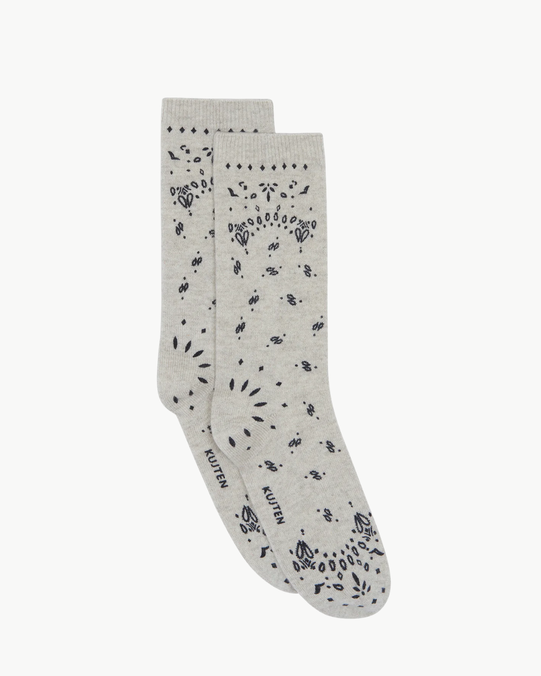 SIG BANDANA SOCKS IN OATS WHITE - Romi Boutique