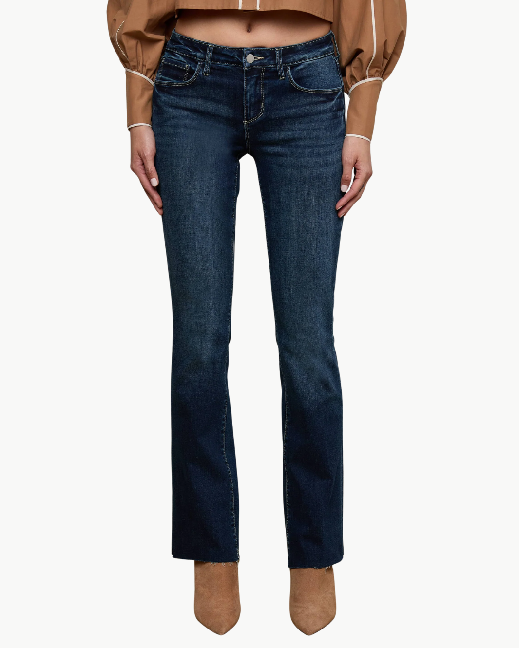 SNEEKI LOW RISE STRAIGHT IN COLUMBIA - Romi Boutique