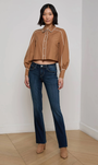 SNEEKI LOW RISE STRAIGHT IN COLUMBIA - Romi Boutique