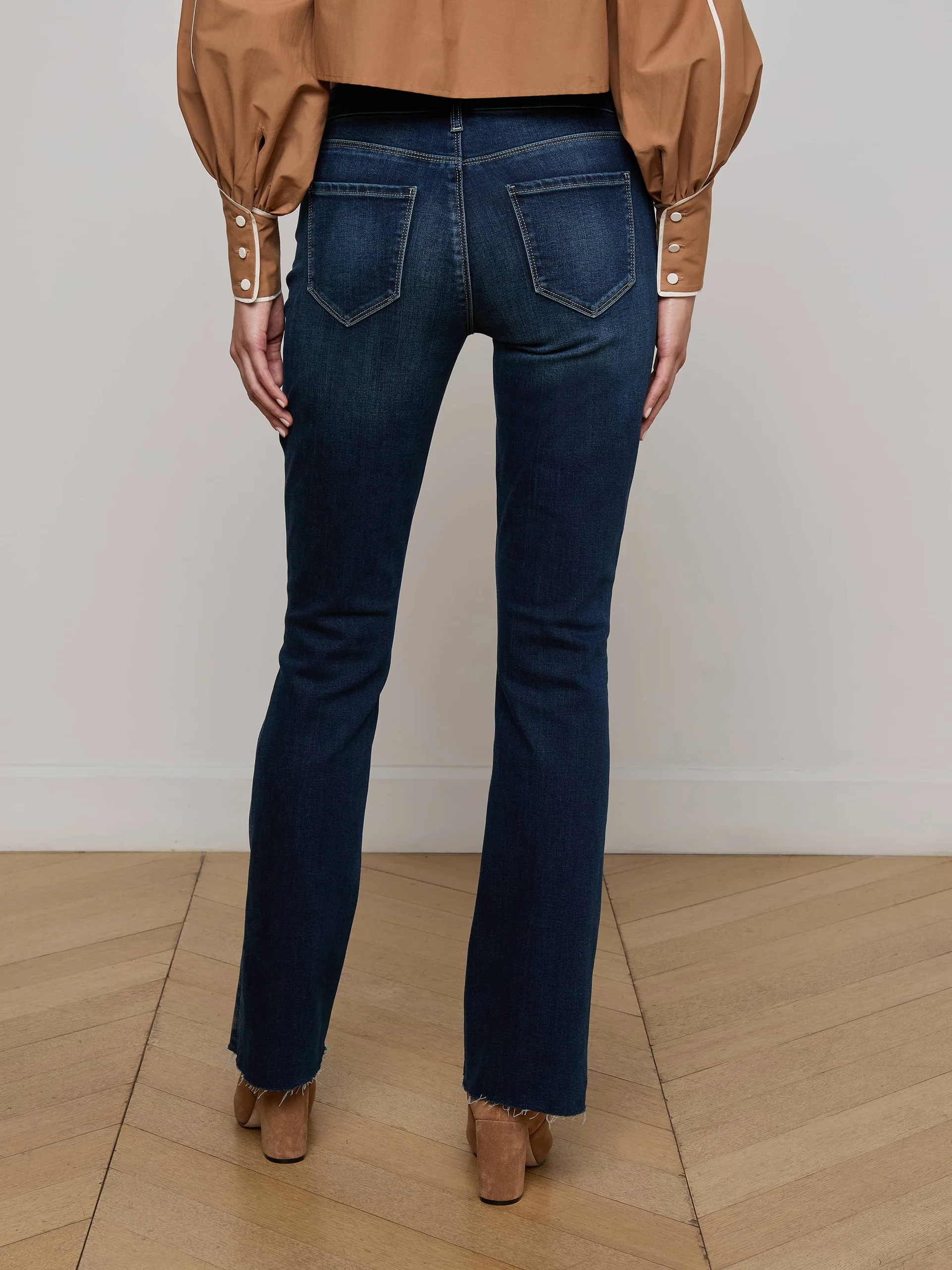 SNEEKI LOW RISE STRAIGHT IN COLUMBIA - Romi Boutique