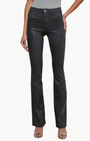 RUTH STRAIGHT-LEG JEAN IN DARK SLATE GREY COATED - Romi Boutique