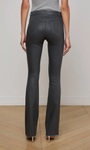 RUTH STRAIGHT-LEG JEAN IN DARK SLATE GREY COATED - Romi Boutique