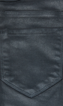 RUTH STRAIGHT-LEG JEAN IN DARK SLATE GREY COATED - Romi Boutique