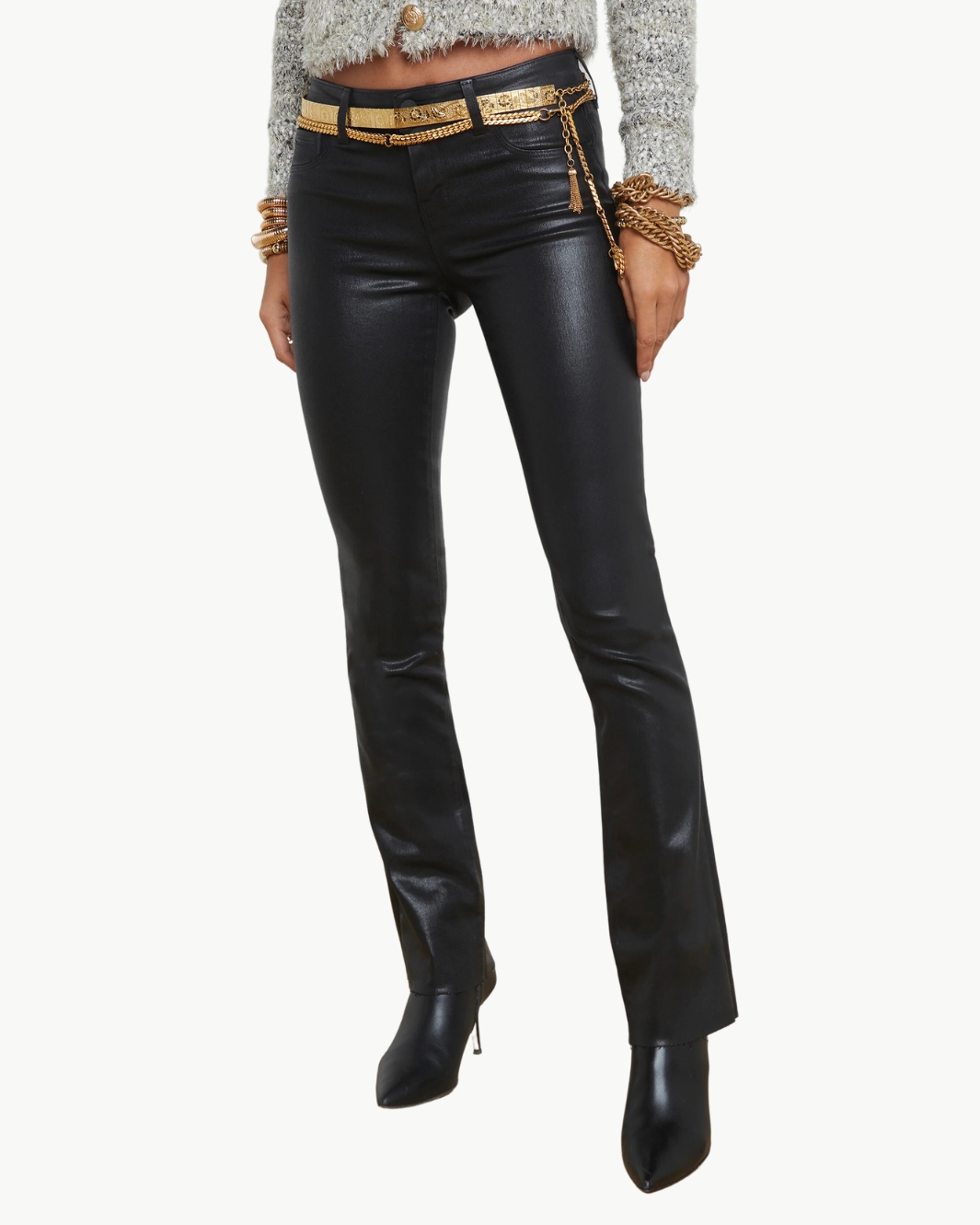 SNEEKI LOW RISE SNEAKER STRAIGHT IN NOIR COATED - Romi Boutique