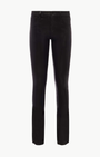 SNEEKI LOW RISE SNEAKER STRAIGHT IN NOIR COATED - Romi Boutique