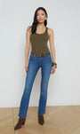SNEEKI LOW-RISE STRAIGHT-LEG JEAN by L'Agence - Romi Boutique