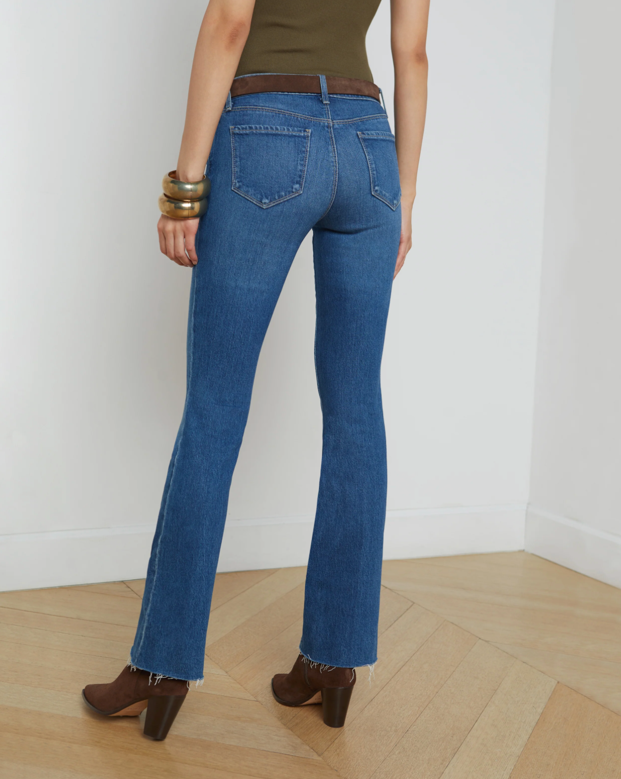 SNEEKI LOW-RISE STRAIGHT-LEG JEAN by L'Agence - Romi Boutique
