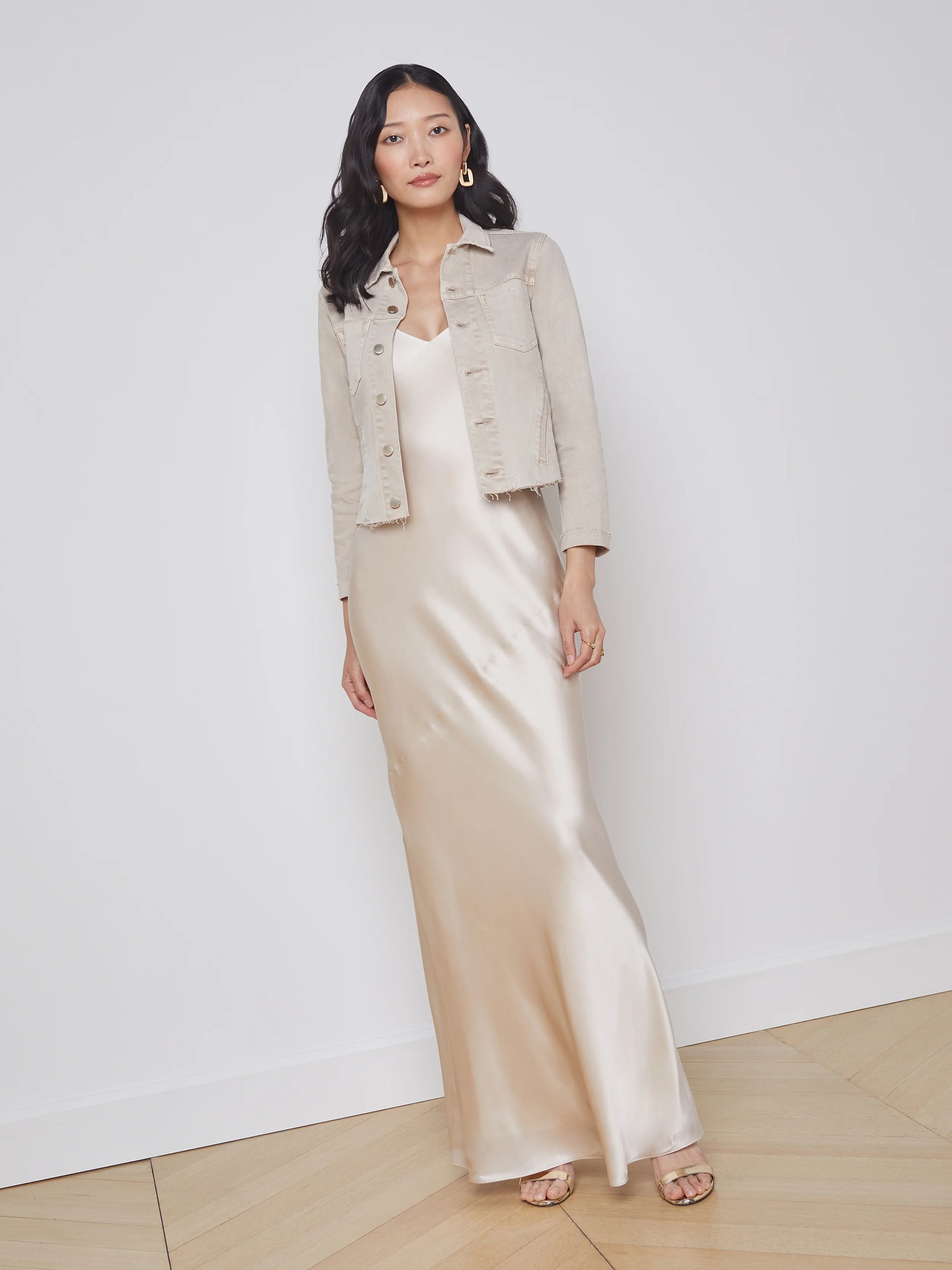JANELLE SLIM RAW JACKET by L'Agence - Romi Boutique