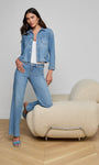 JANELLE SLIM RAW JACKET by L'Agence - Romi Boutique