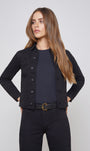 JANELLE SLIM RAW JACKET by L'Agence - Romi Boutique
