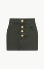 SOLENE DENIM MINI SKIRT IN PICHOLINE - Romi Boutique