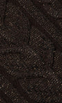 BELLINI CABLE-KNIT TURTLENECK IN DARK BROWN - Romi Boutique