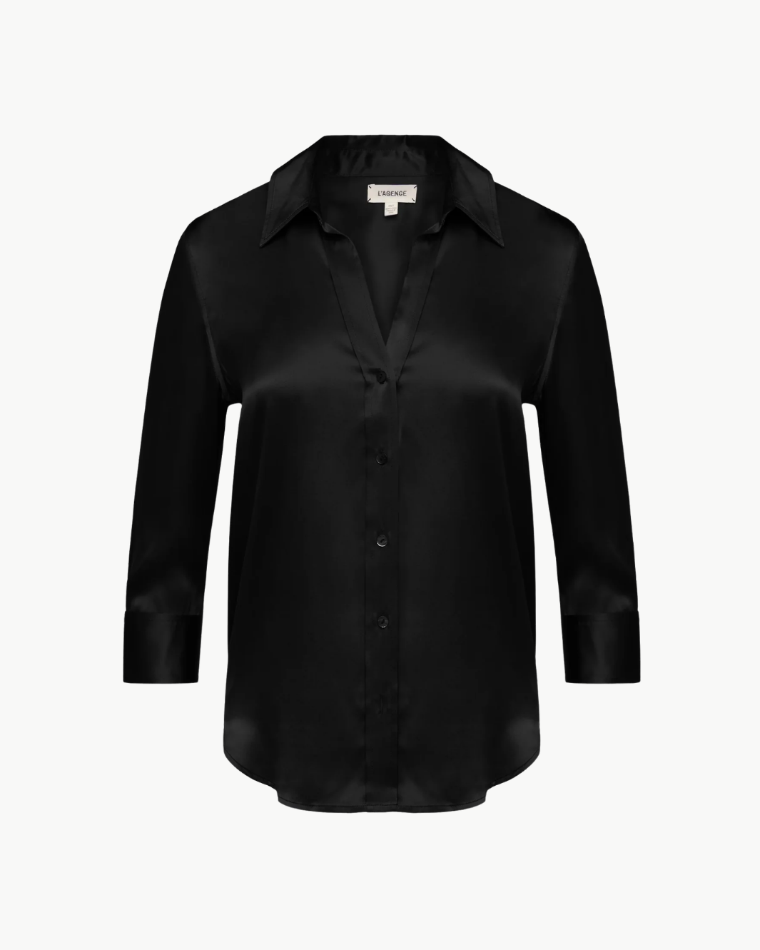 DANI 3/4 SLEEVE BLOUSE IN BLACK - Romi Boutique