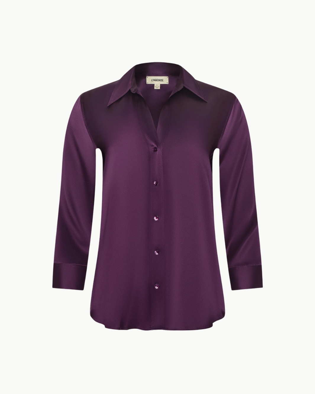 DANI 3/4 SLEEVE BLOUSE IN MEDIUM VIOLET - Romi Boutique