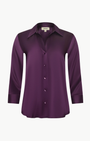 DANI 3/4 SLEEVE BLOUSE IN MEDIUM VIOLET - Romi Boutique