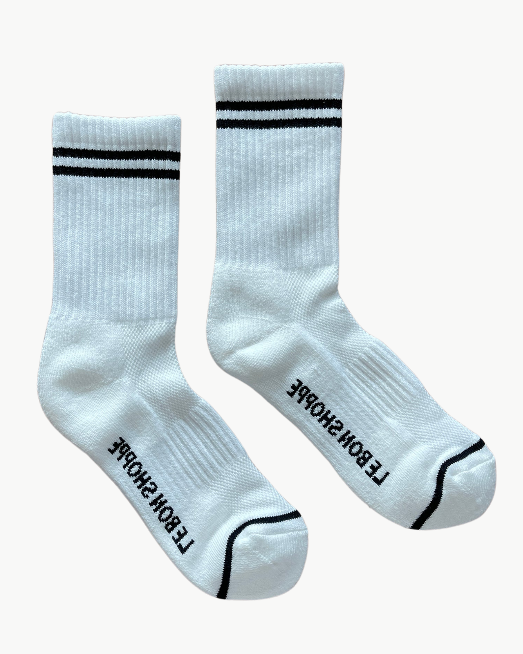 BOYFRIEND SOCKS IN CLASSIC WHITE - Romi Boutique