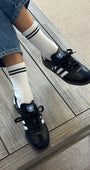 BOYFRIEND SOCKS IN CLASSIC WHITE - Romi Boutique