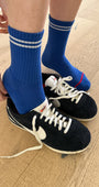 BOYFRIEND SOCKS IN COBALT - Romi Boutique