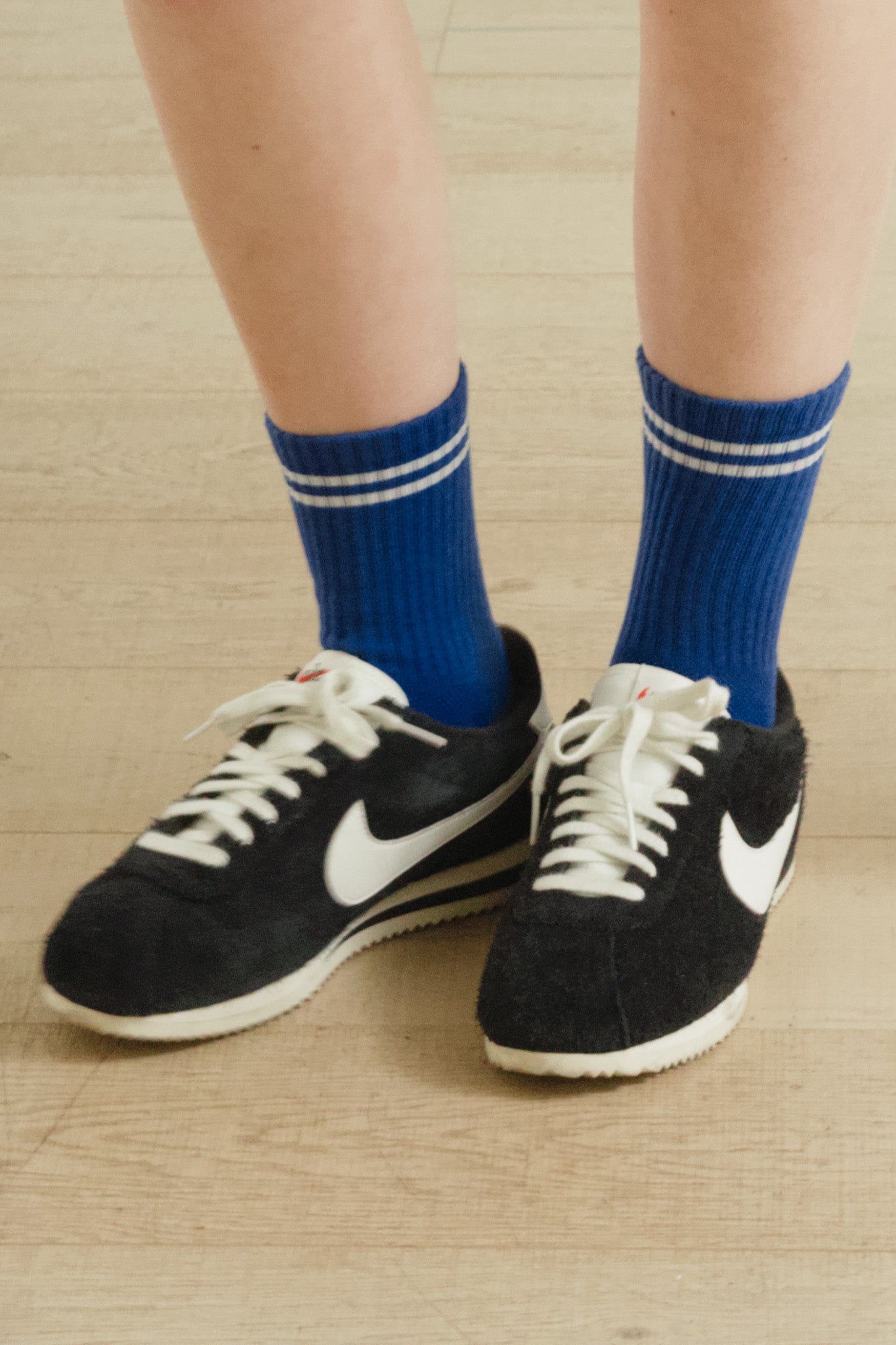 BOYFRIEND SOCKS IN COBALT - Romi Boutique