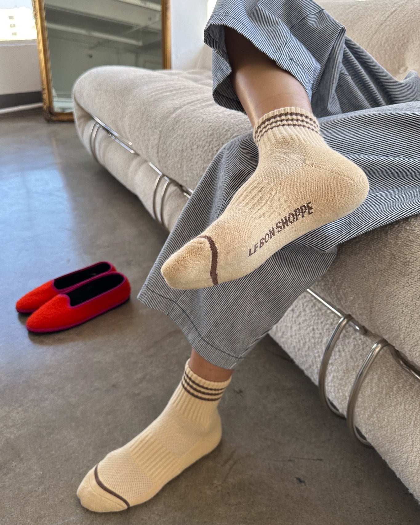 GIRLFRIEND SOCKS IN DAISY - Romi Boutique