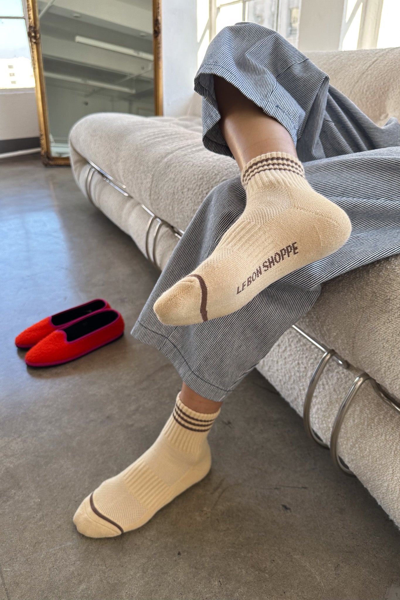 GIRLFRIEND SOCKS IN DAISY - Romi Boutique