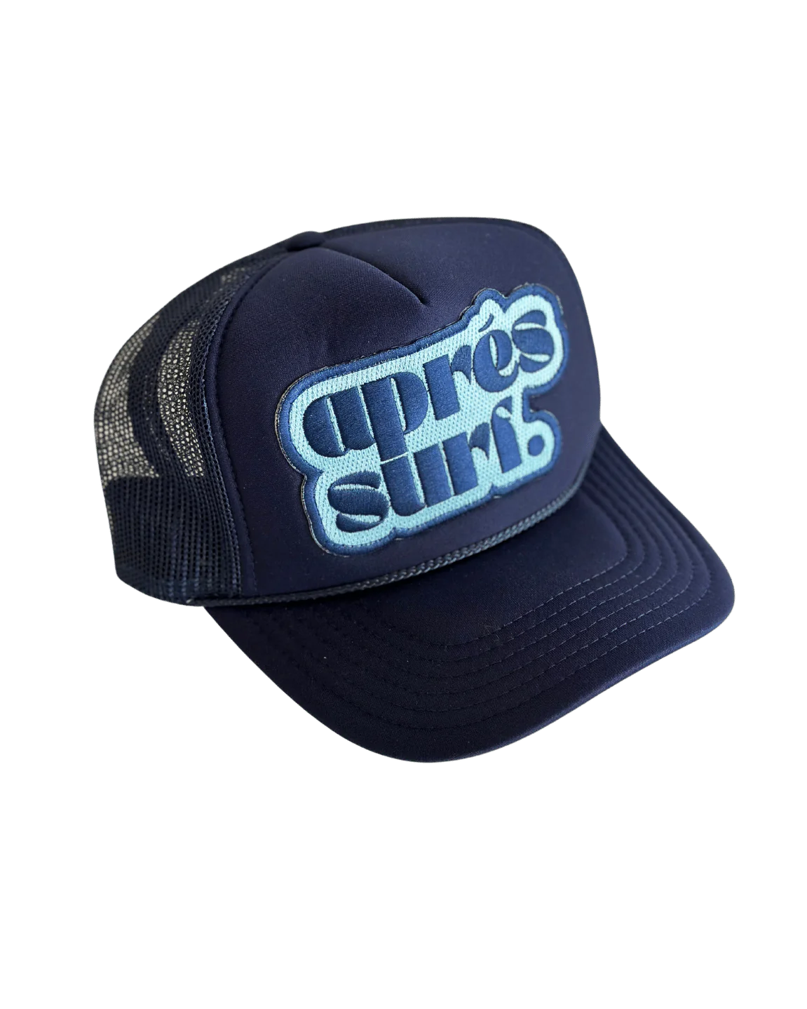 APRES SURF PATCH TRUCKER HAT IN NAVY by Local Beach - Romi Boutique