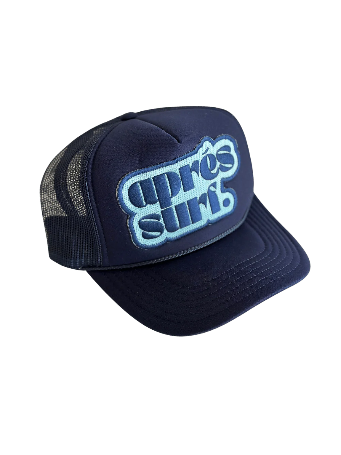 APRES SURF PATCH TRUCKER HAT IN NAVY by Local Beach - Romi Boutique