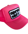 APRES SKI PATCH TRUCKER HAT IN NEON PINK by Local Beach - Romi Boutique