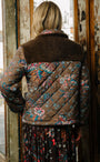 FINLEY SHERPA JACKET IN CHARLOTTE FLORAL PRINT - Romi Boutique