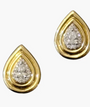 TEAR DROP DIAMOND STUD IN 14K GOLD - Romi Boutique
