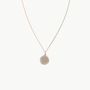 DISC NECKLACE IN GOLD - Romi Boutique