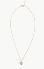 POUF HEART NECKLACE IN GOLD - Romi Boutique