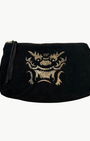 MAHJONG TILE BAG IN BLACK/GOLD - Romi Boutique