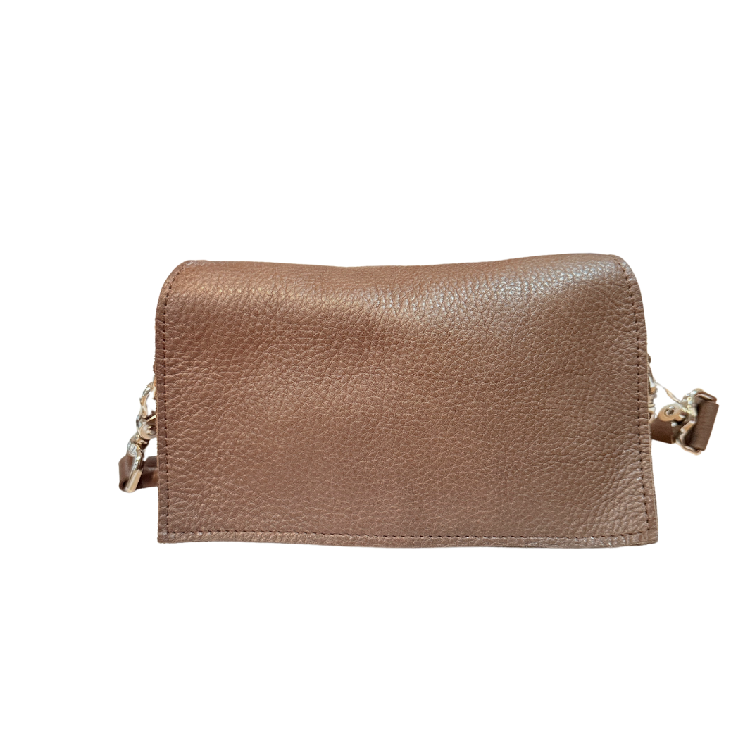 MADISON BAG IN CHOCOLATE LEATHER by Lynn Tallerico - Romi Boutique