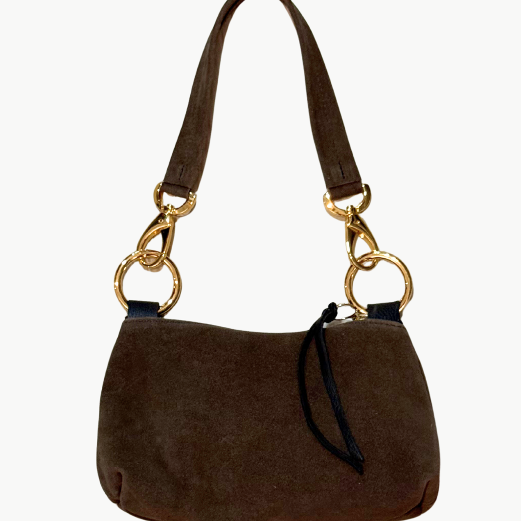 AMY IN CHOCOLATE SUEDE - Romi Boutique