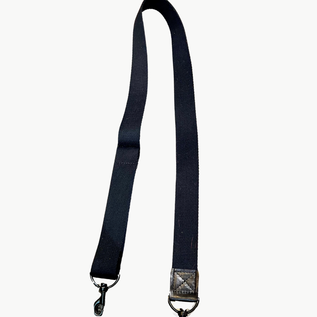 CANVAS STRAP IN BLACK - Romi Boutique