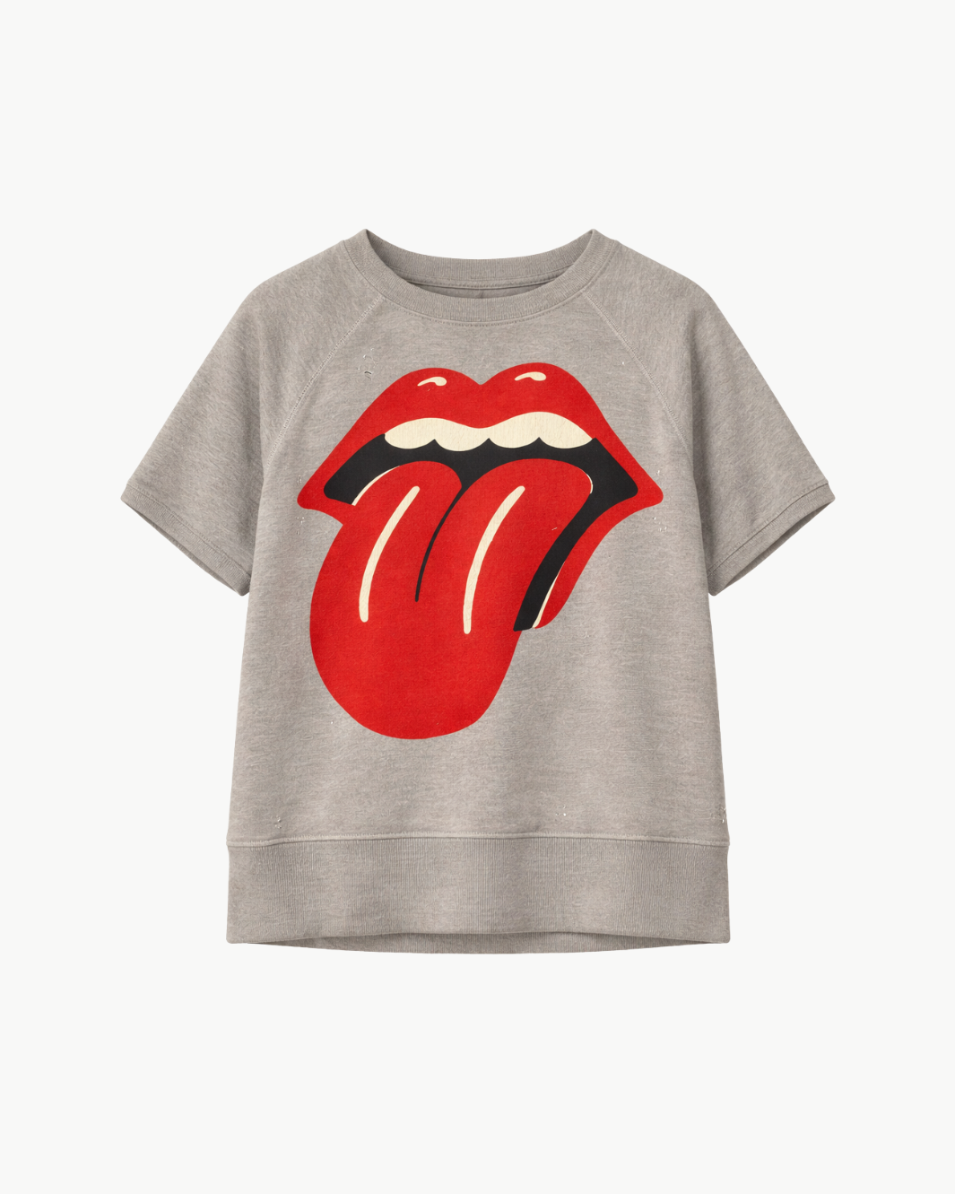 ROLLING STONES SHORT SLEEVE SWEATSHIRT by Madeworn - Romi Boutique