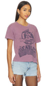 THE BEATLES CROP TEE IN PURPLE HAZE by Madeworn - Romi Boutique