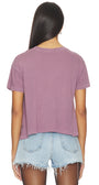 THE BEATLES CROP TEE IN PURPLE HAZE by Madeworn - Romi Boutique