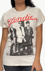 BLONDIE CREW TEE IN VINTAGE WHITE - Romi Boutique